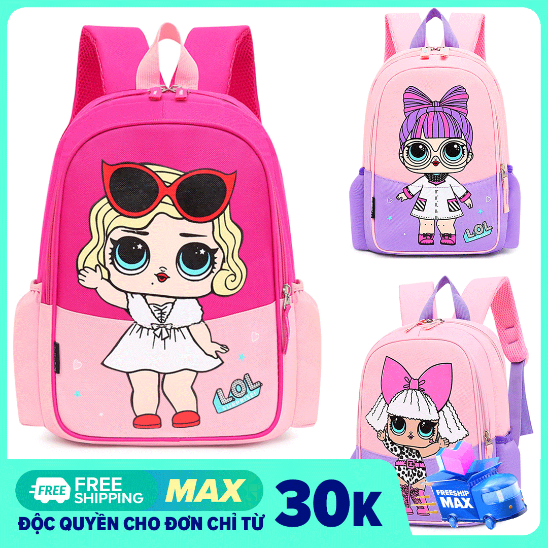 [HÀNG ĐẸP- 2-5 Tuổi] Balo Cho Bé Trai, Bé Gái Đeo Đi Mầm Non Mẫu Giáo Nhà Trẻ Giá Rẻ, Dễ Thương Hình nhân vật hoạt hình lol, nha tra