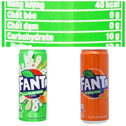 Nước ngọt fanta lon 330ml - tạp hóa bát muội