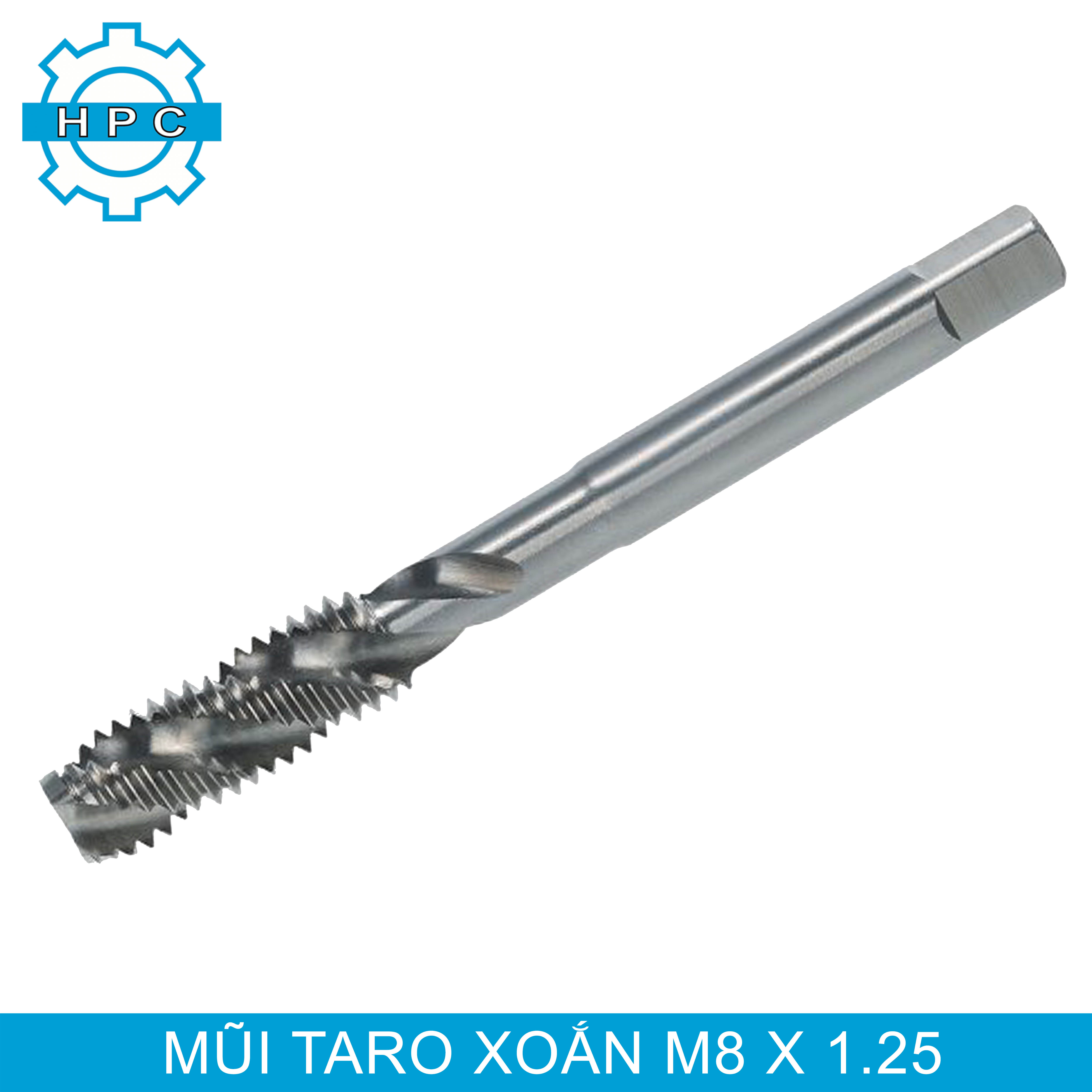 Mũi taro xoắn volkel 90746 - m 8 x 1.25