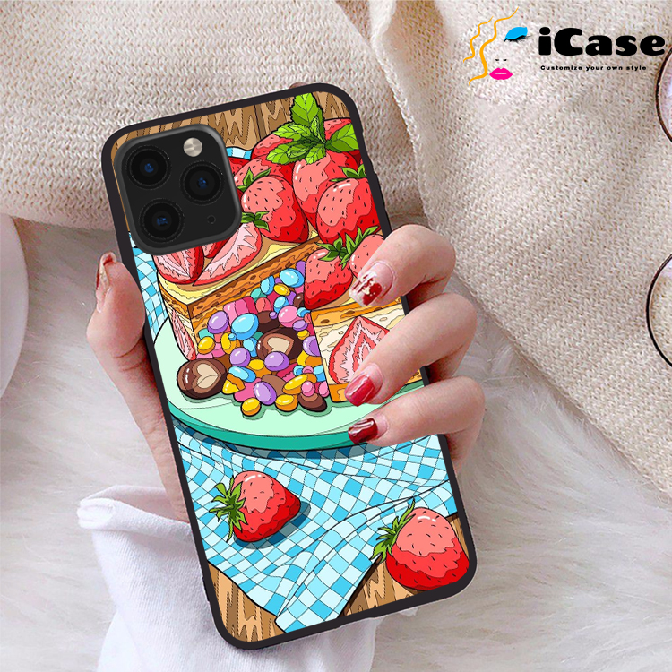 Ốp lưng iphone 11 pro viền dẻo tpu bst trái cây