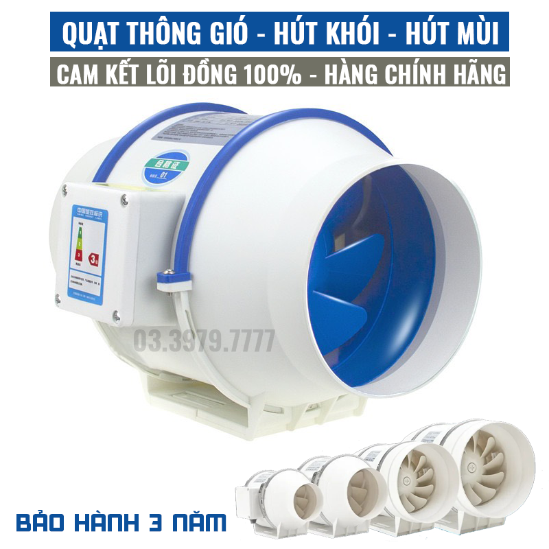  Quạt thông gió hút mùi hút khói công nghiệp 