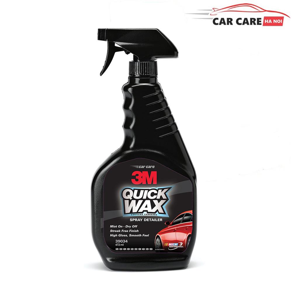 Chai xịt đánh bóng sơn xe 3M Quick Wax 473ml