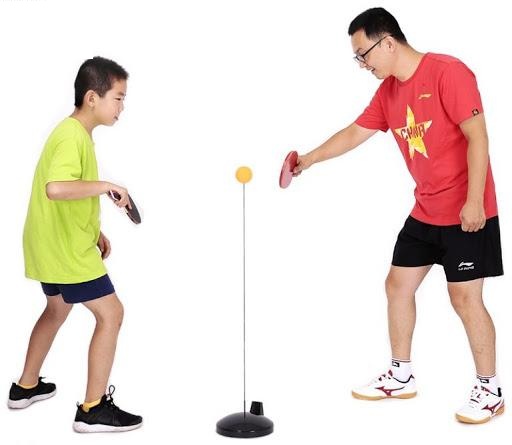 BỘ BÓNG BÀN RÈN LUYỆN THỂ LỰC CHO GIA ĐÌNH - BỘ BÓNG BÀN TẬP LUYỆN SỰ PHẢN XẠ CHO CẢ NHÀ ĐẶT BIỆT LÀ CHO BÉ, CẶP BÓNG BÀN TẬP THỂ LỰC CHO BÉ, BỘ VỢT BÓNG BÀN