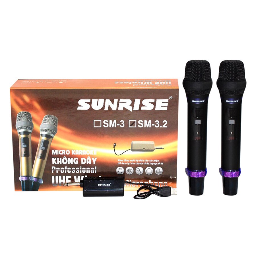 Micro không dây sunrise sm-3 – hàng chính hãng
