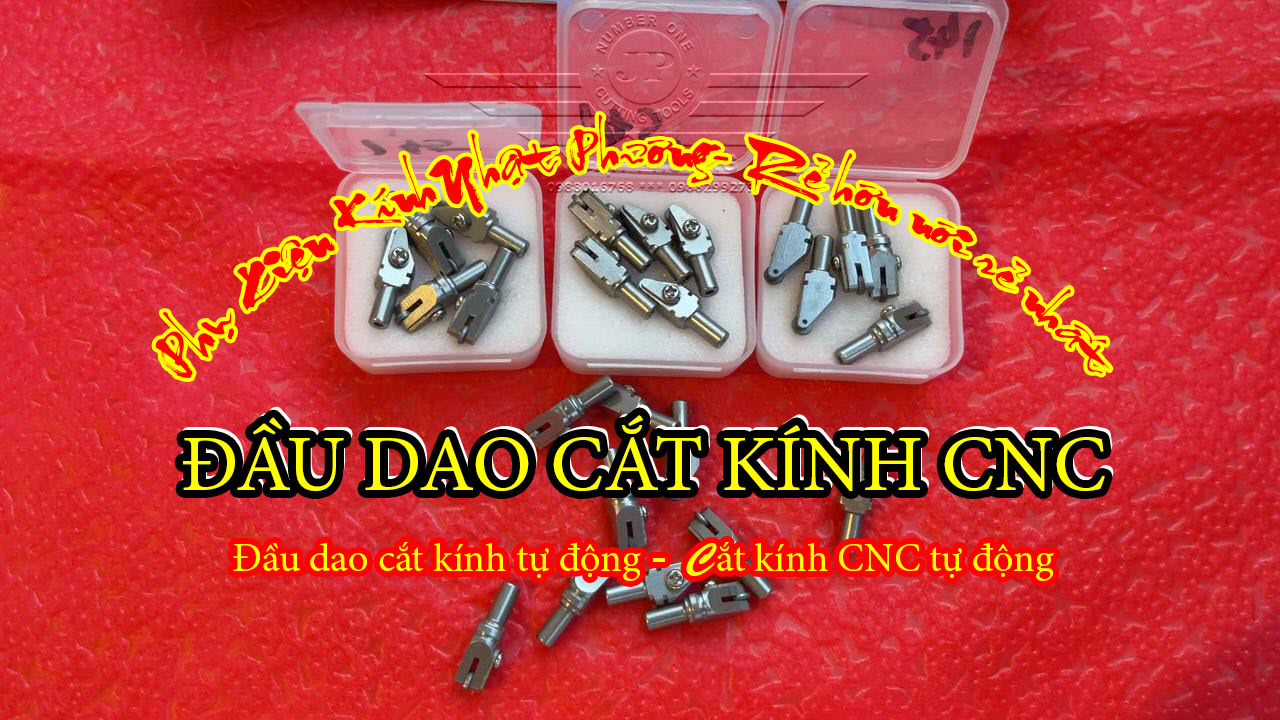 Đầu dao máy cắt kính tự động - đầu dao máy cắt kính cnc 145-150-155 - máy cắt kính hoa văn tự động