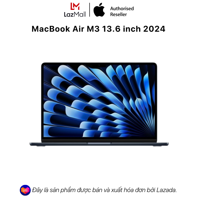 Macbook air m3 13.6 inch 2024 - hàng chính hãng
