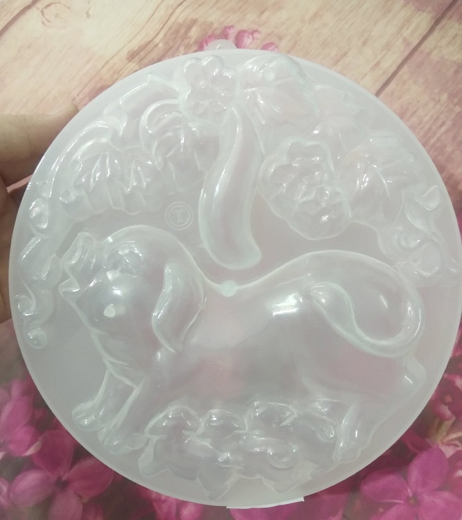 Khuôn rau rau câu 20 cm hình lợn bầy