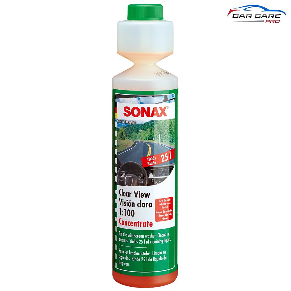 Nước Làm Sạch Và Trong Kính Lái Xe Sonax Clear View Concentrate 250ml