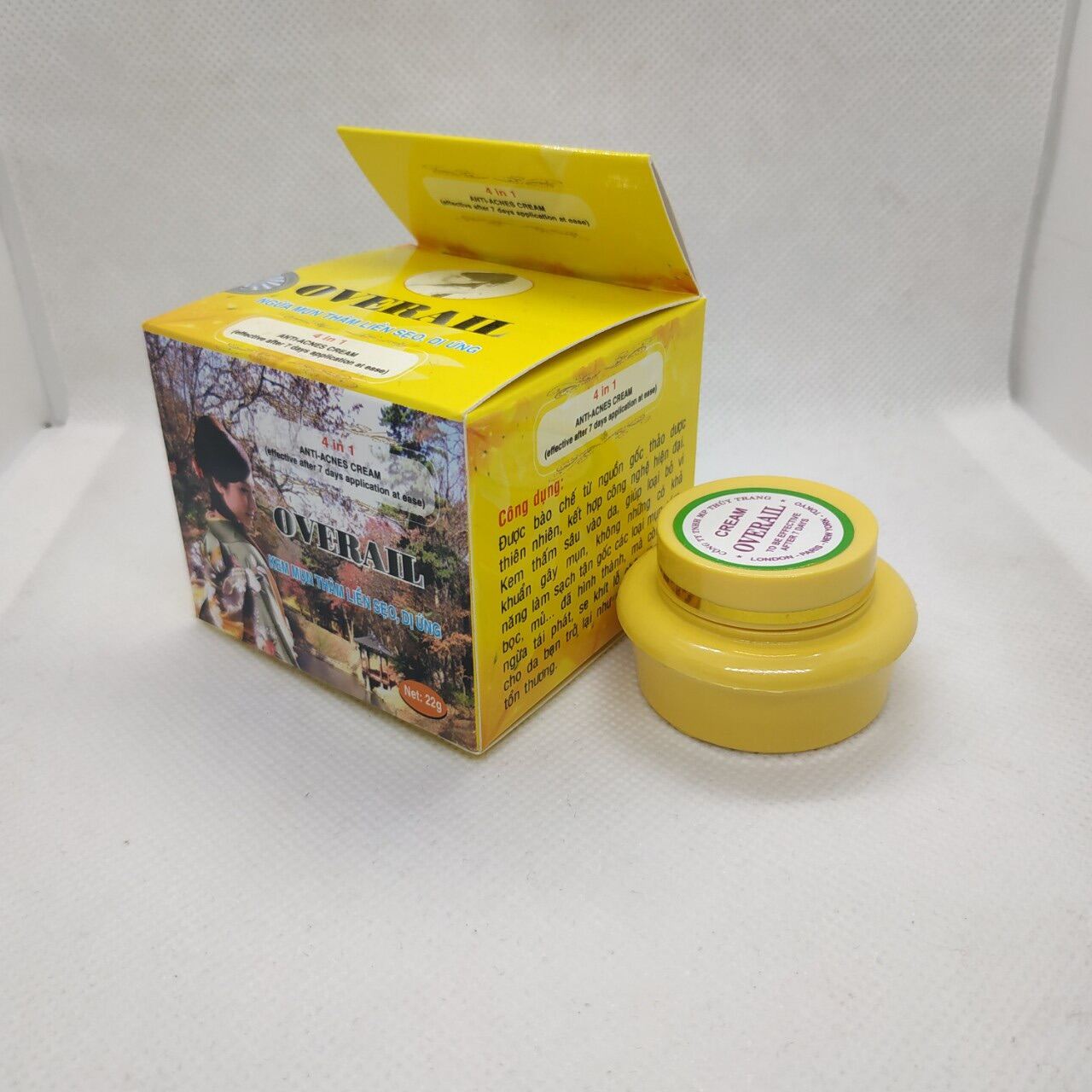 Kem mụn xoá thâm liền sẹo overall