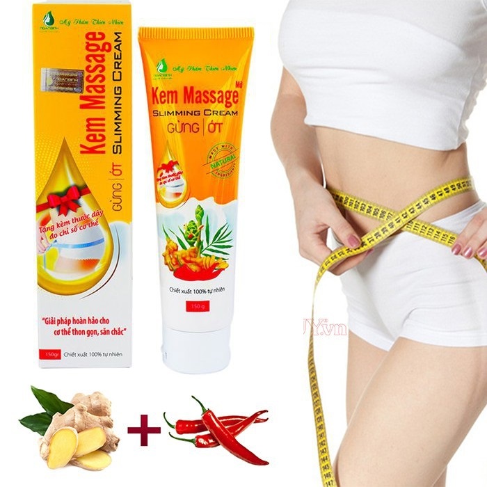 [100% Chính Hãng] Kem Tan Mỡ Ngân Bình 150Gr + Tặng Thước Dây + Đánh Bay Mỡ Thừa (Mâũ mới + có QR Icheck Phân loại thật/nhái)