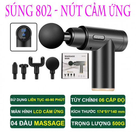 Máy massage cầm tay mini 4 đầu 6 cấp độ lưng matxa cổ vai gáy máy mát xa cầm tay hỗ trợ mát xa chuyên sâu.