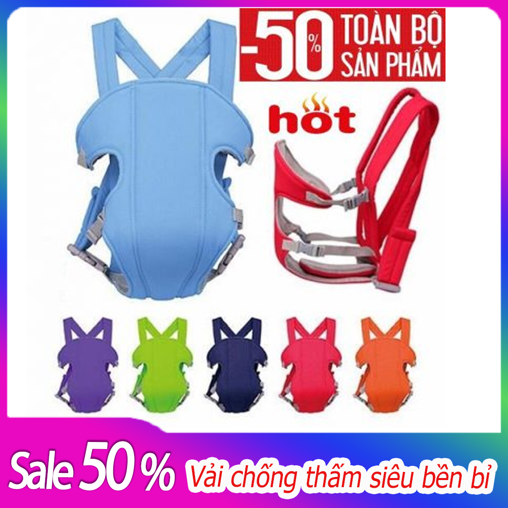 Địu em bé, Đai Đeo An Toàn Cho Bé - Đai Địu 4 Tư Thế Cho Em Bé, Đai ngồi xe máy, Địu đa năng, giúp mẹ dễ dàng di chuyển, ngay cả khi đi xe máy.