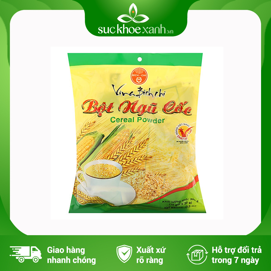 Bột ngũ cốc Bích Chi có đường 300g - Hàng chính hãng