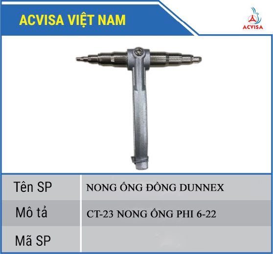 Nong ống đồng dunnex ct-23