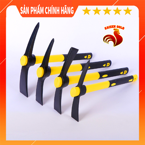 Rìu 2 đầu bổ củi, chặt cây đi rừng bằng thép cán nhựa tổng hợp bền tốt đẹp