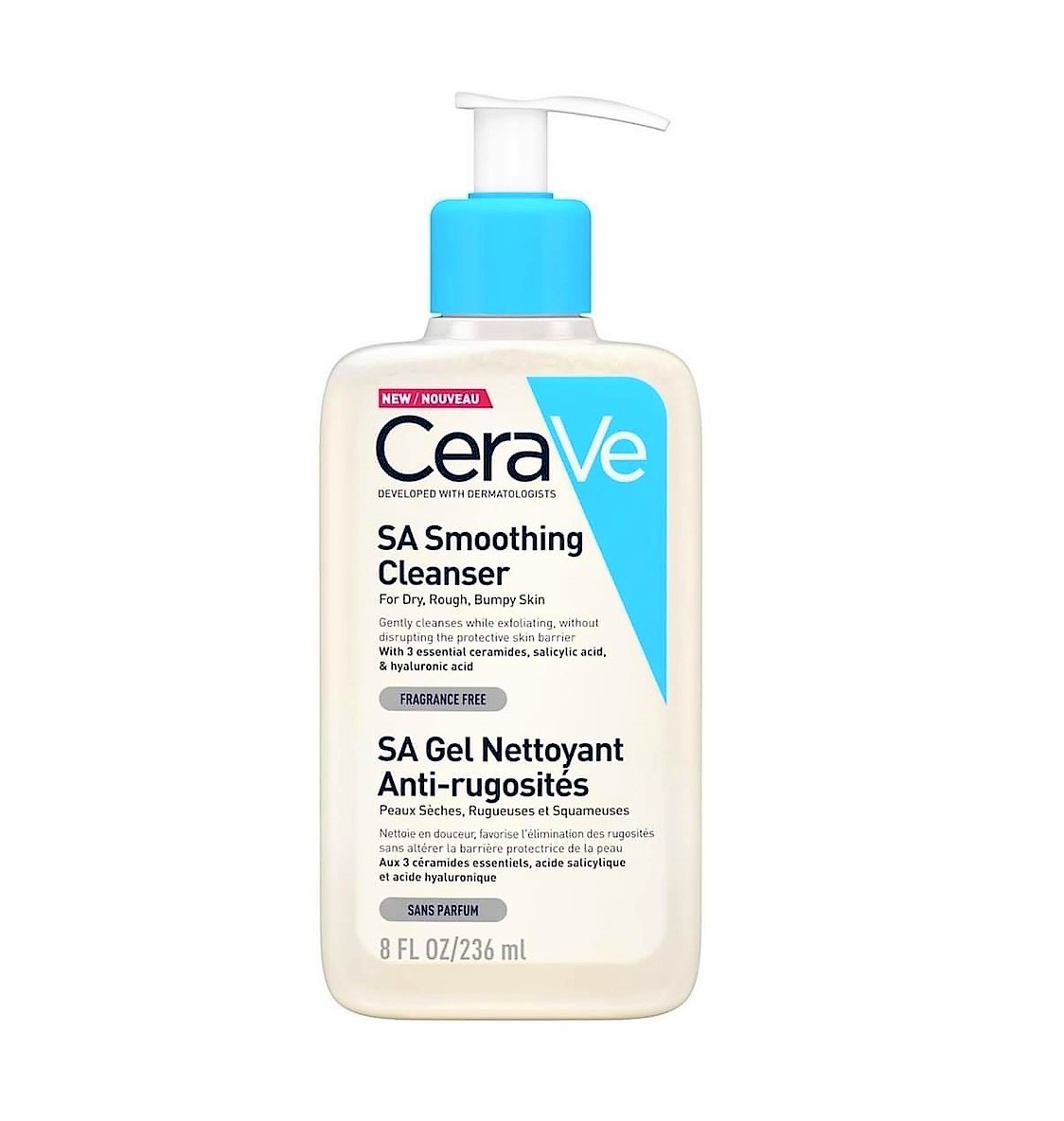 CeraVe - Sữa rửa mặt tẩy tế bào chết CeraVe SA Smoothing Cleanser - Hàng Pháp