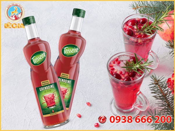 Siro teisseire lựu - teisseire grenadine syrup
