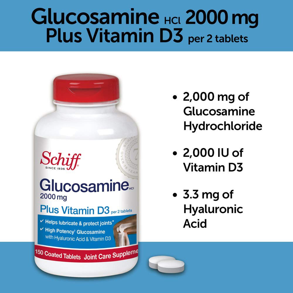[HCM]Viên Hỗ Trợ Sụn Khớp Schiff Glucosamine D3 150 Viên