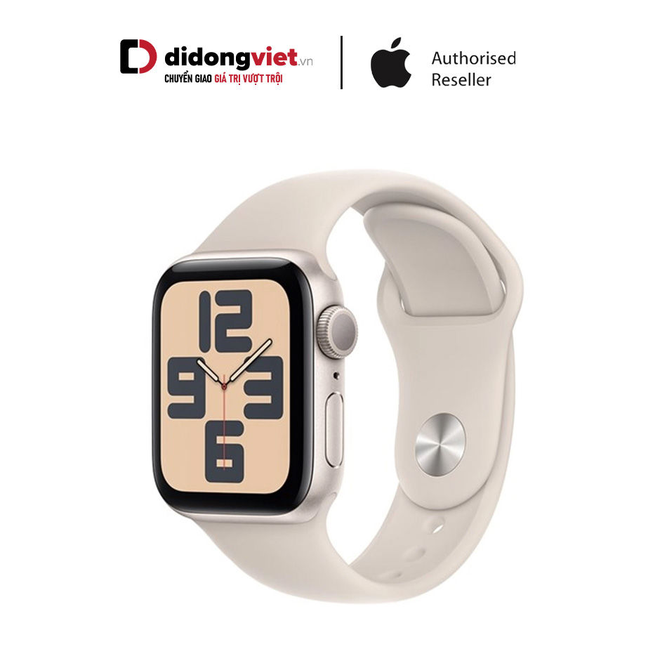 Apple watch se 2 40mm viền nhôm - dây cao su chính hãng