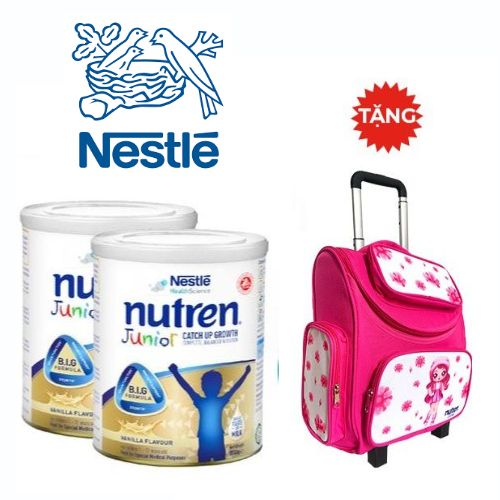 Combo 2 lon sữa bột Nutren Junior cho trẻ từ 1-12 tuổi 850g