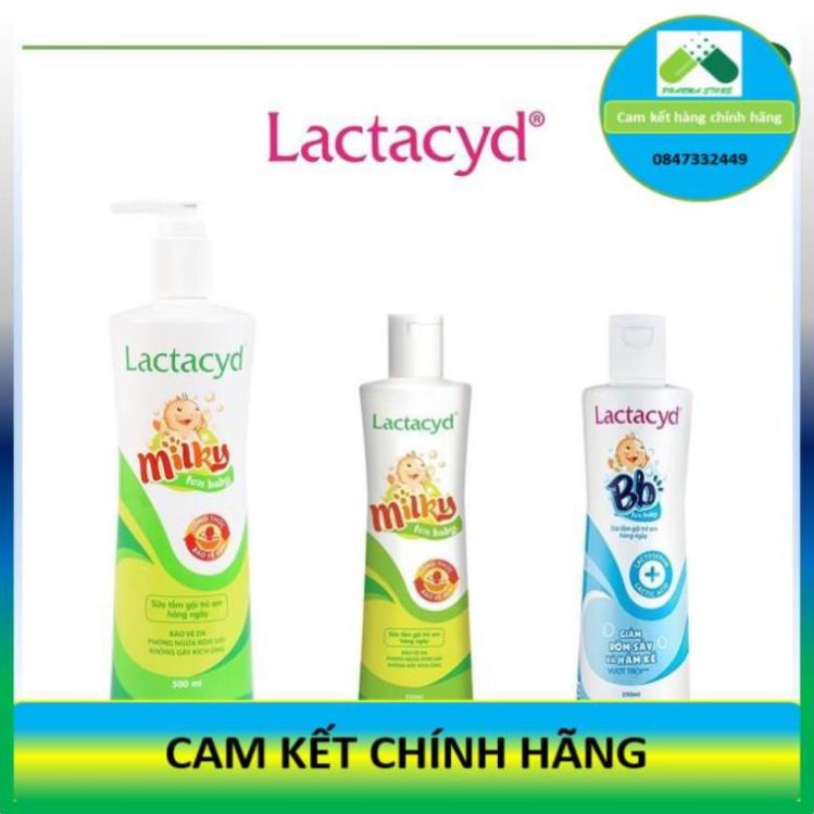Sữa tắm gội trẻ em Lactacyd Milky - Lactacyd BB - Lactacyd em bé