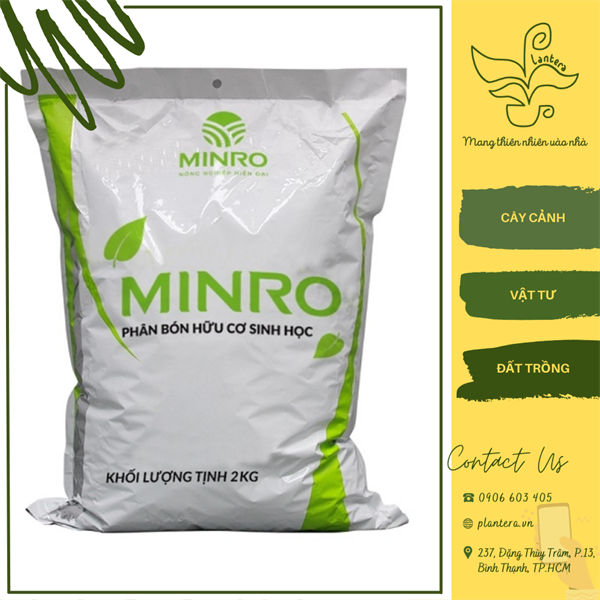 Phân Hữu Cơ Sinh Học Viên Nén Minro Lavamix 2Kg - Phân Hữu Cơ - Phân Viên Nén - Phân Hữu Cơ Vi Sinh