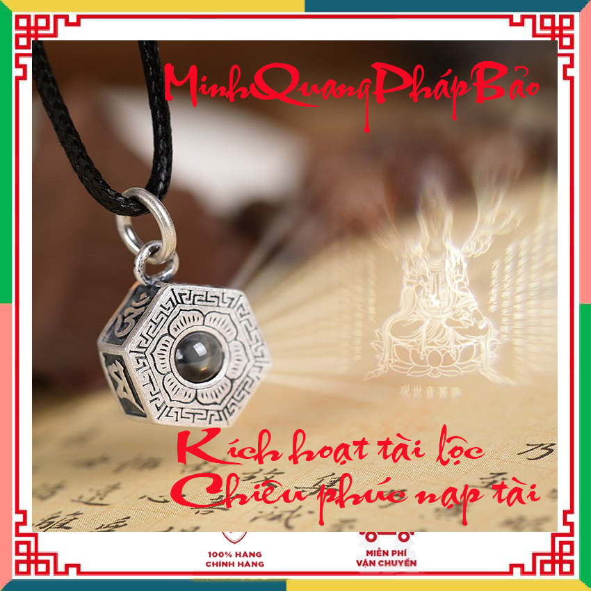 [Chỉ Hôm Nay]Mặt Bạc Minh Quang Pháp Bảo Nam[TẶNG NGAY]Kim Bài Thái Tuế 2020