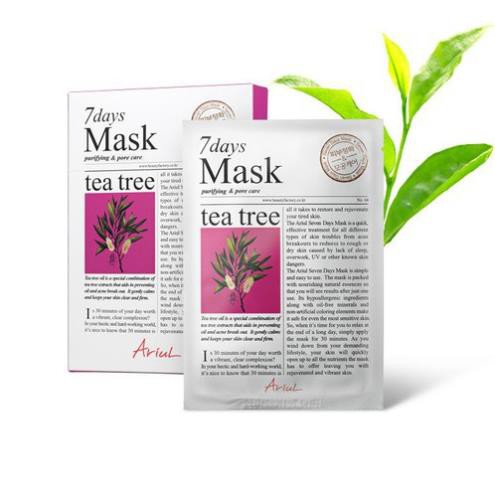 Mặt Nạ Giấy Ariul 7 Days Mask Hương Tràm Trà 20g