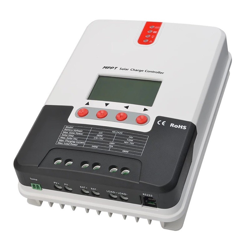 Điều khiển sạc MPPT chính hãng SRNE ML2430 (BẢO HÀNH 12 THÁNG)