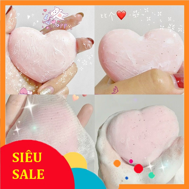 Xà Phòng Đào Khử Thâm Mông Labelle 80g Khử Thâm Mông , Nách , Làm Trắng , Tẩy Tế Bào Chết Vùng Thâm