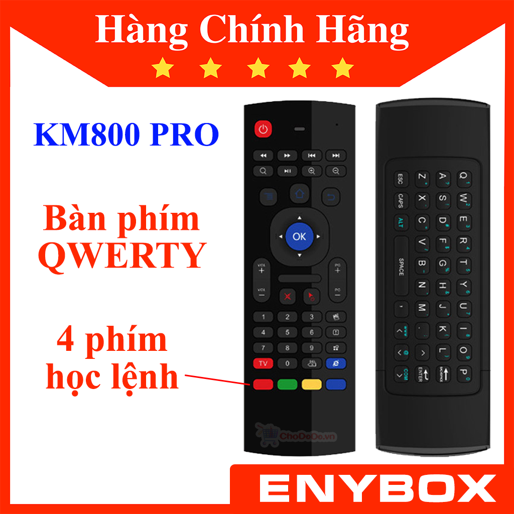 Chuột bay bàn phím KM800 Pro thế hệ mới MX3 Pro chuyên dụng cho Android Box, Smart TV, máy tính