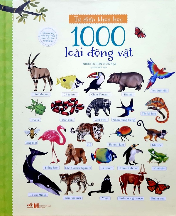 Sách - từ điển khoa học - 1000 loài động vật