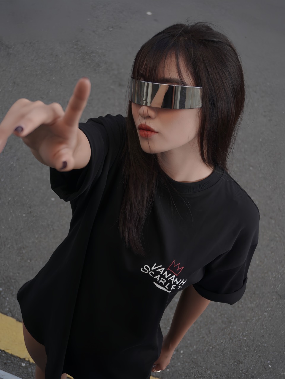 Áo thun form rộng vananhscarlet tay lỡ - unisex
