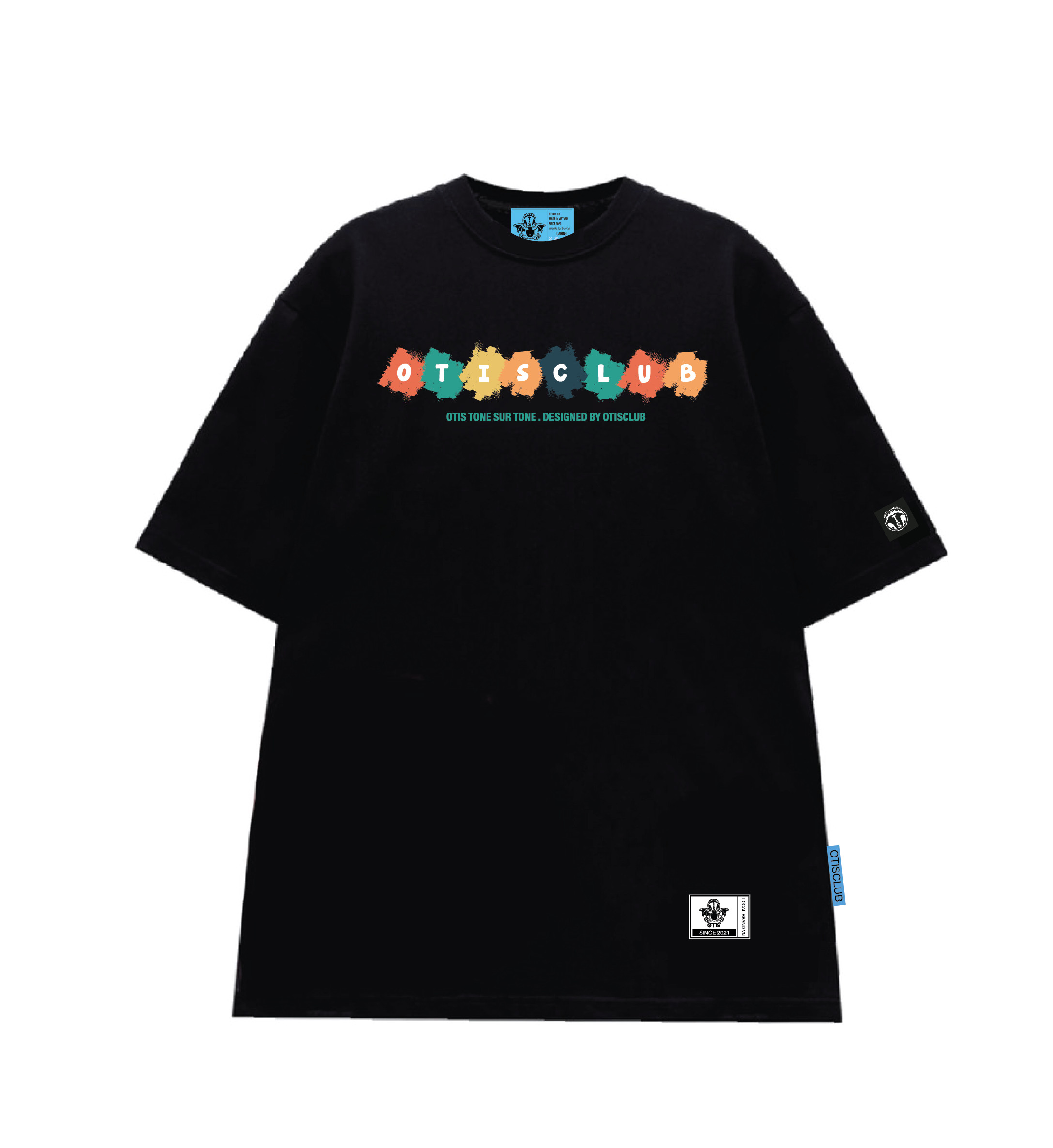 ÁO THUN TAY LỠ COTTON LOCAL BRAND OTIS CLUB - TEE TONE COLOR