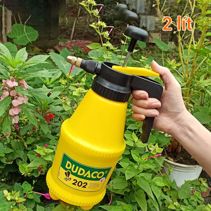 Bình xịt tưới cây 2 lit DUDACO - Bình tưới phun sương, phun mưa - Bình tưới cây 2l phun sương - Bình phun tưới cây 2 lít Dudaco