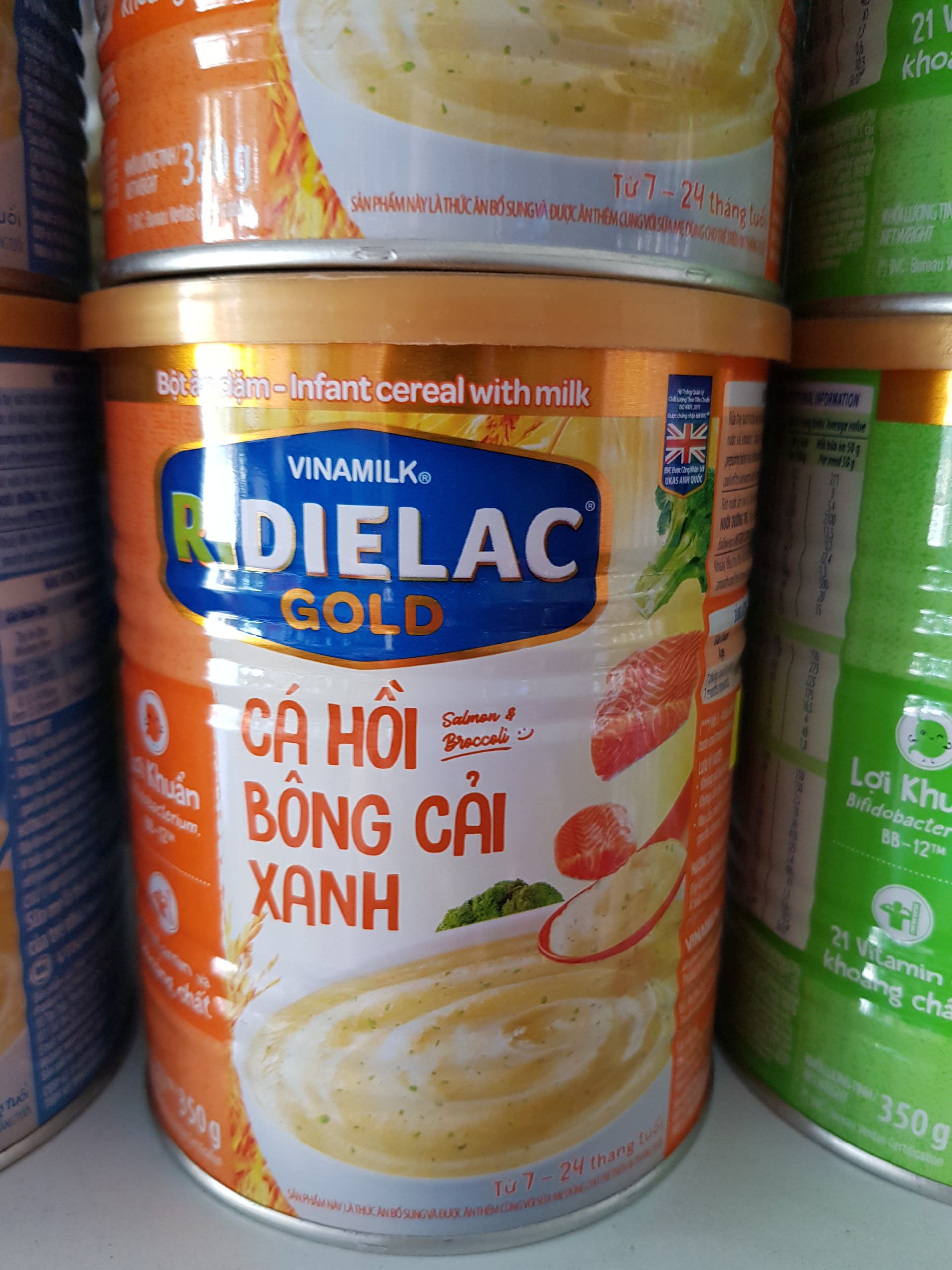 Bột ăn dặm Ridielac Vinamilk đủ vị 350g