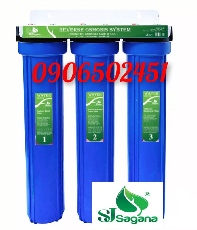[HCM]Bộ lọc nước sinh hoạt - lọc thô đầu nguồn 3 cấp ly 20inch chuẩn - lọc nước an toàn chất lượng !