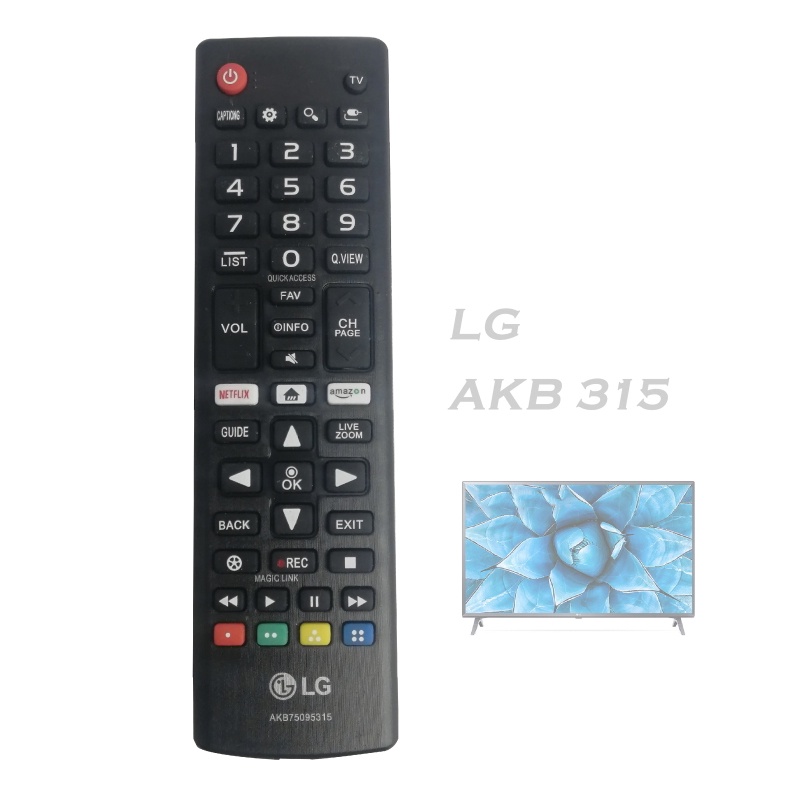 Remote Điều Khiển Tivi LG Smart Ngắn
