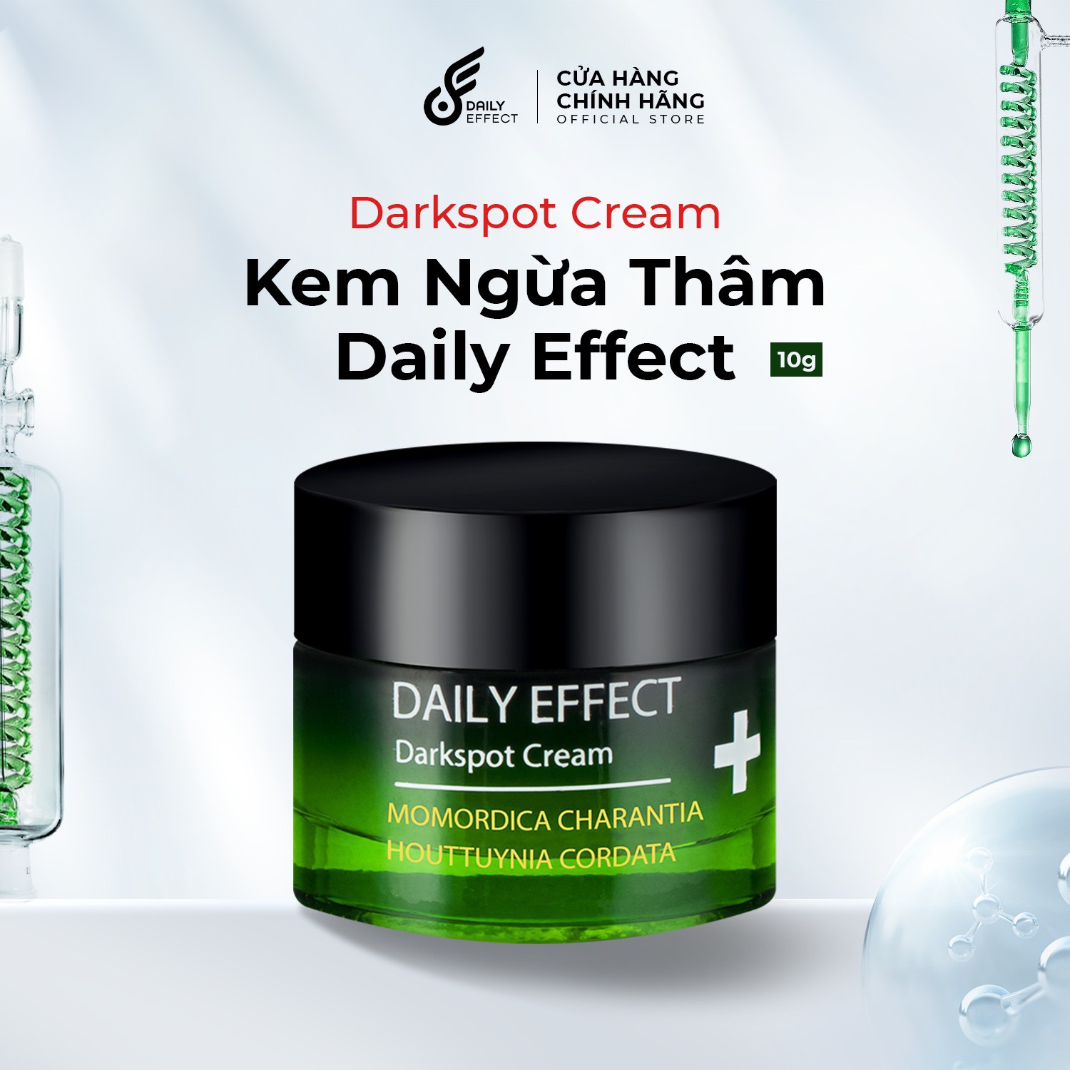 Kem mờ Thâm  DAILY EFFECT chiết xuất khổ qua rừng, diếp cá, nghệ 10g