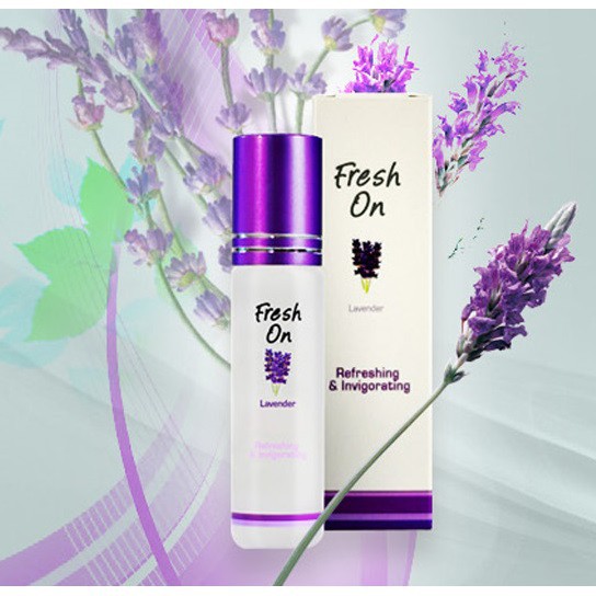 Dầu gió bi lăn Fresh On hương lavender - Singapore