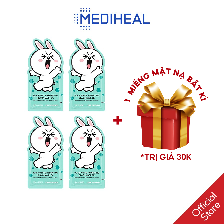 Mặt nạ dưỡng trắng W.H.P White Hydrating Black Beauty Mask EX 25ml