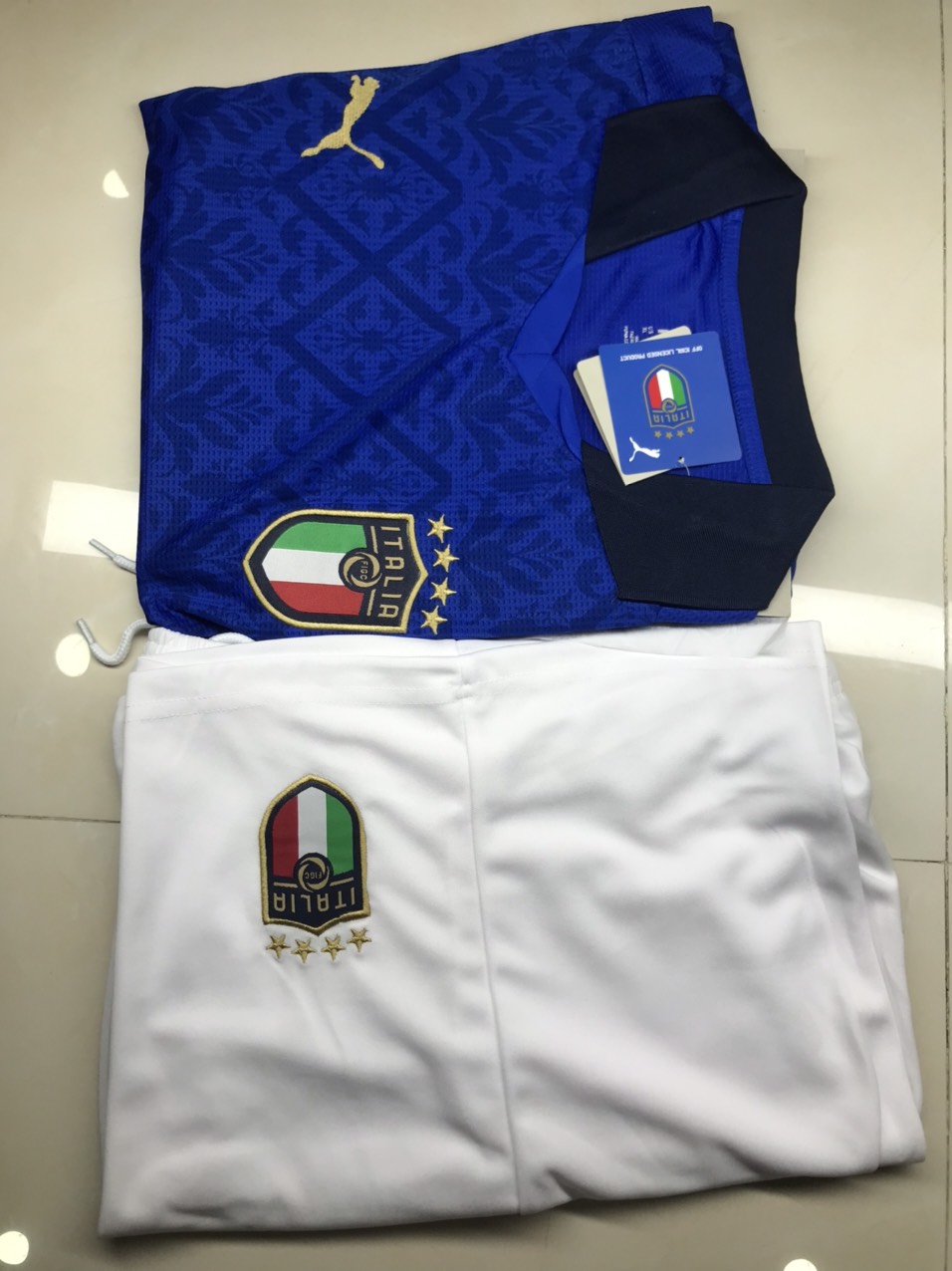 Bộ Quần Áo Bóng Đá Đá Banh Đội Tuyển Ý ITALIA Hàng Thailand Thi Đấu EURO 2021