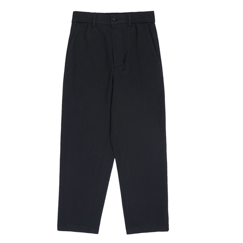 【bán nóng】 Quần Baggy Kaki unisex ANYOUNG Basic nam nữ cạp chun ống rộng phong cách Hàn Quốc ulzzang QD20