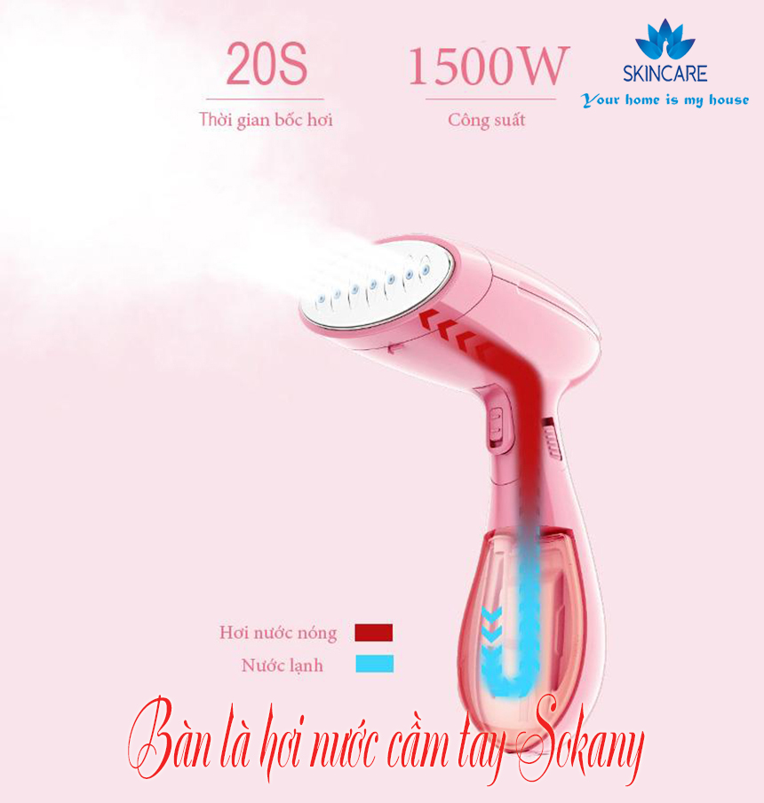 Bàn là hơi nước cầm tay , Bàn là hơi nước không dây , Bàn là hơi cầm tay , Bàn là hơi nước cầm tay cao cấp - Bàn ủi hơi nước cầm tay Sokany SK-3060 cao cấp.