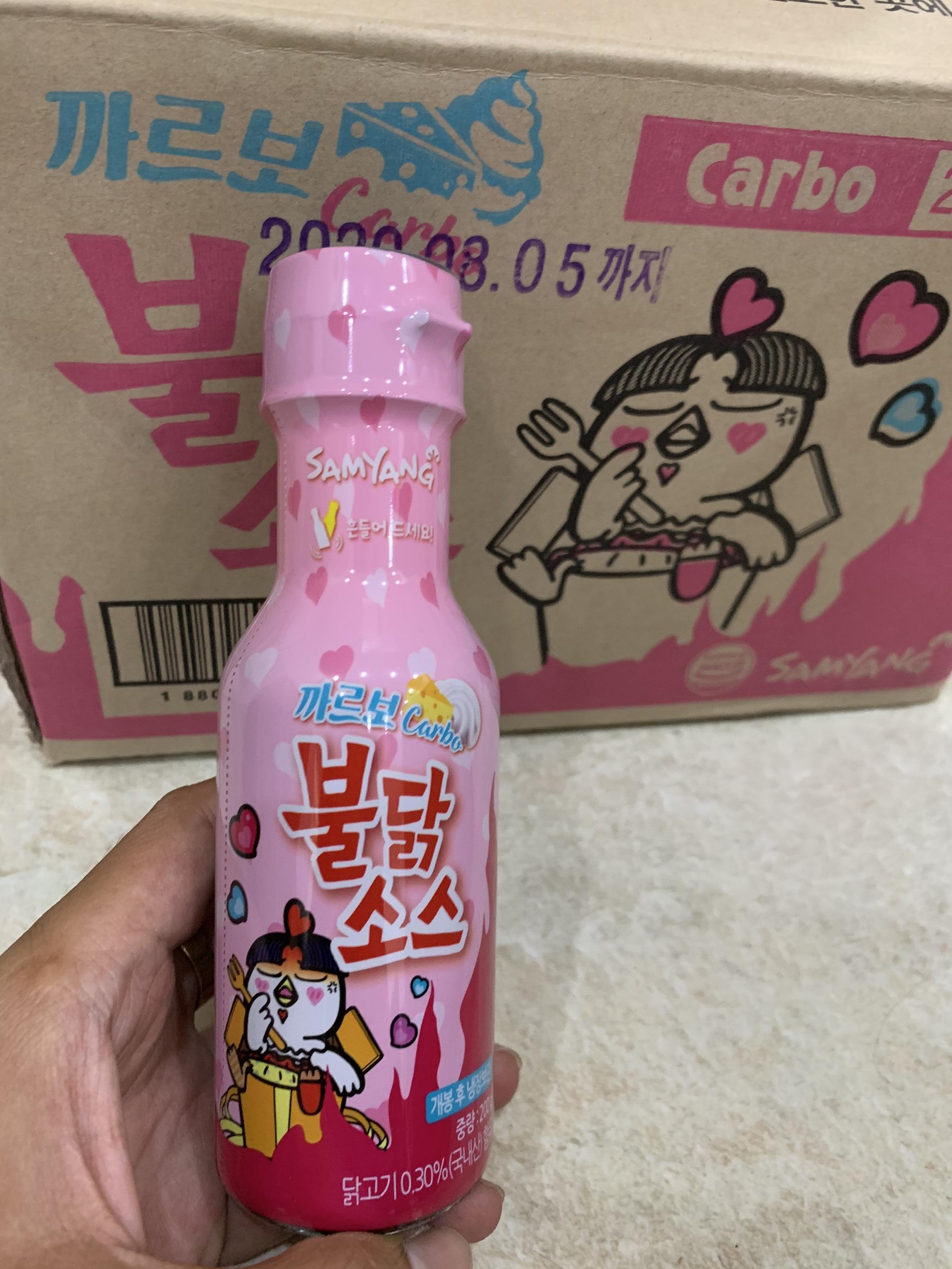 Sốt gà cay sam yang vị carbo