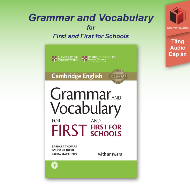 grammar and vocabulary for first and first for schools in màu kèm audio