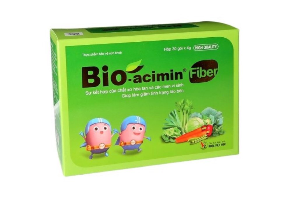 Bio-acimin Fiber - Thực phẩm cung cấp chất xơ, hỗ trợ táo bón