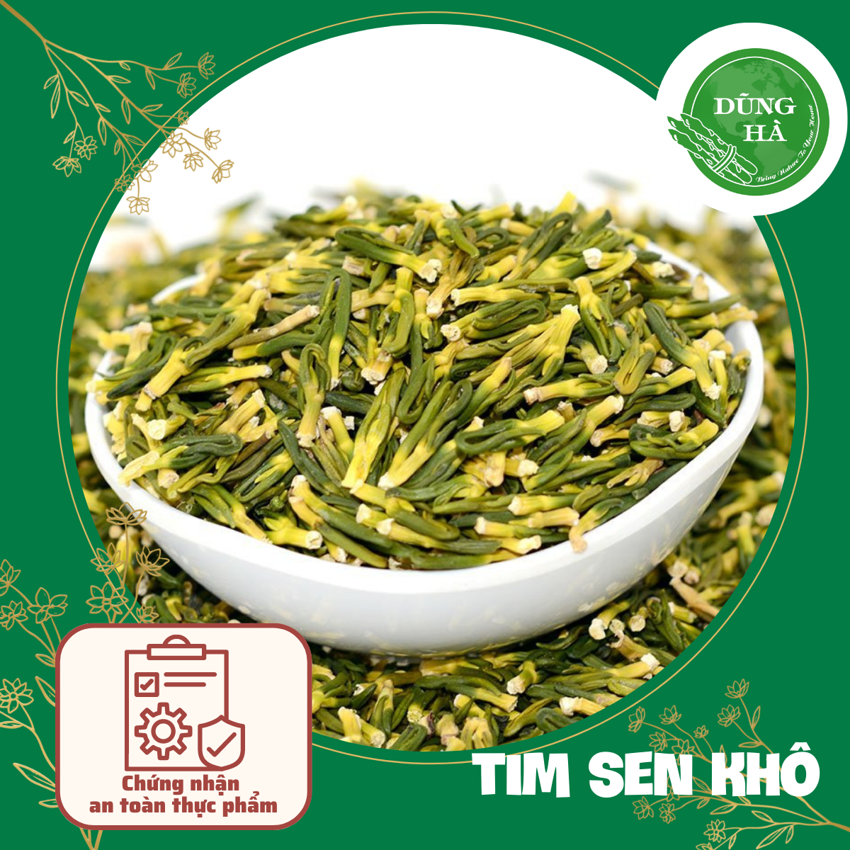 Tâm sen sấy khô loại ngon hảo hạng