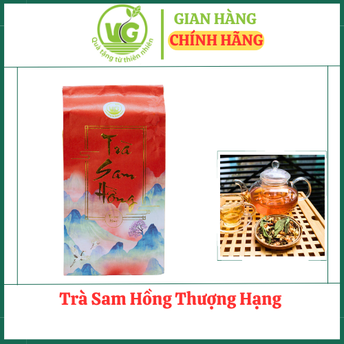 Trà sam hồng thượng hạng, Trả thảo mộc 100% thiên nhiên, Hỗ trợ điều trị mất ngủ, detox gan