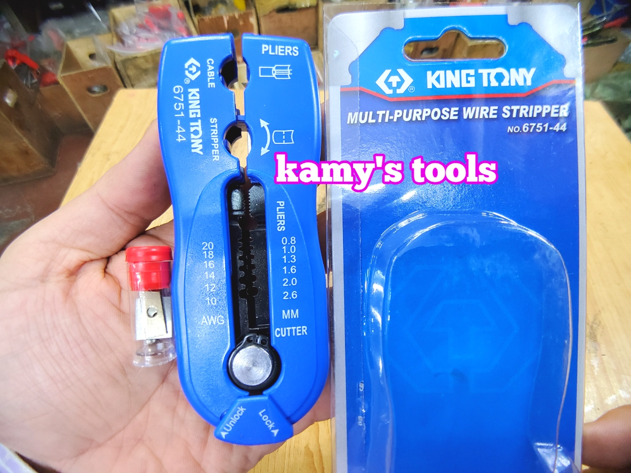 Kềm tuốt dây đa năng kingtony model 6751-44